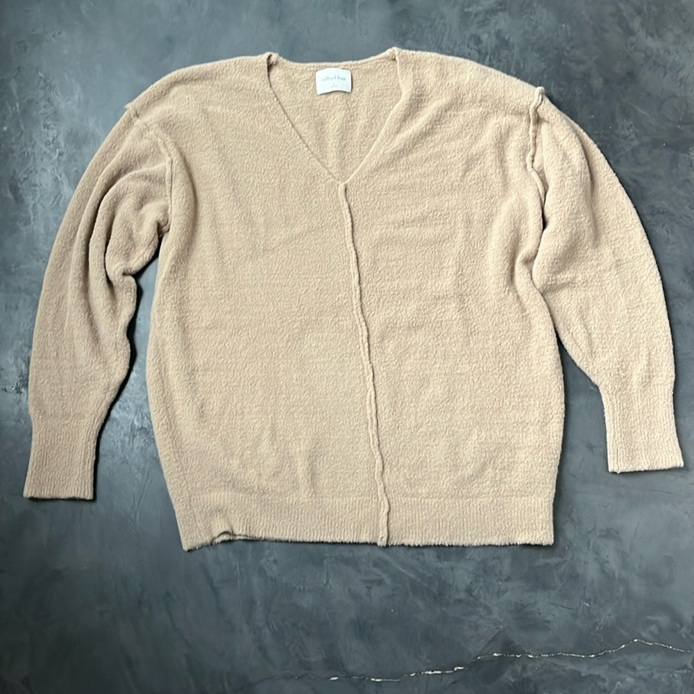 Aritizia Wilfred Hush Knit V Neck Slouchy Sweater
